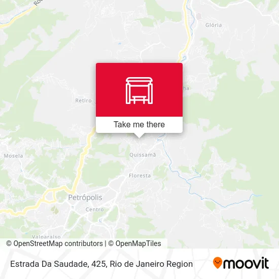 Estrada Da Saudade, 425 map