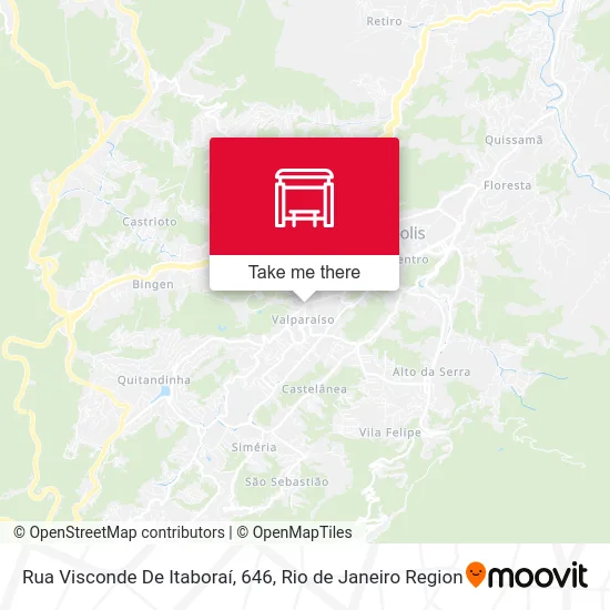 Rua Visconde De Itaboraí, 646 map