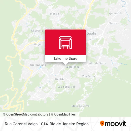 Rua Coronel Veiga 1014 map