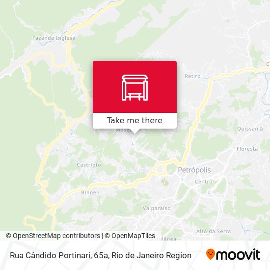 Rua Cândido Portinari, 65a map