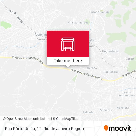Rua Pôrto União, 12 map