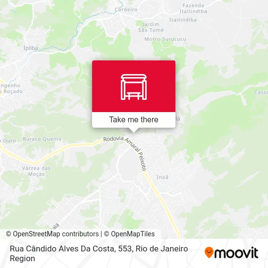 Rua Cândido Alves Da Costa, 553 map