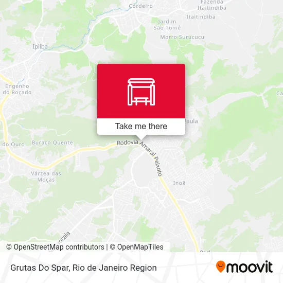 Grutas Do Spar map