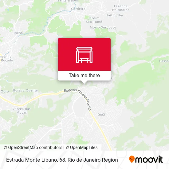 Estrada Monte Libano, 68 map