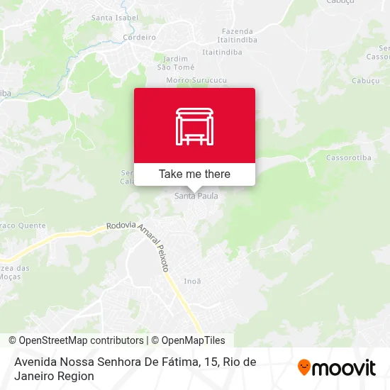 Avenida Nossa Senhora De Fátima, 15 map