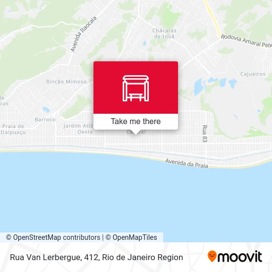 Rua Van Lerbergue, 412 map