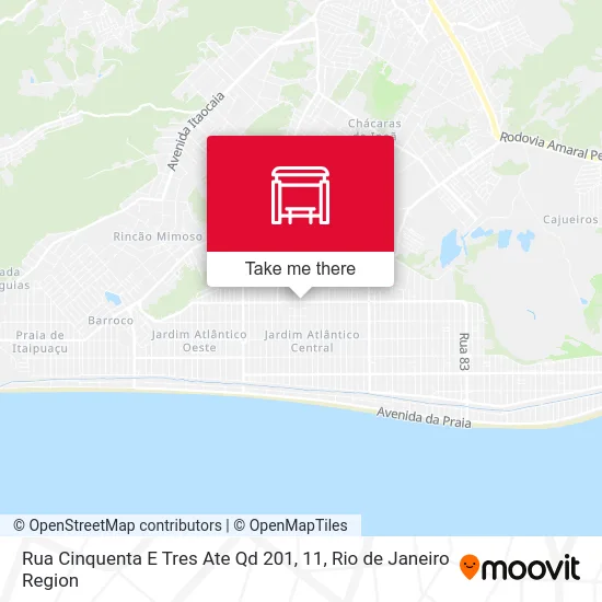 Rua Cinquenta E Tres Ate Qd 201, 11 map