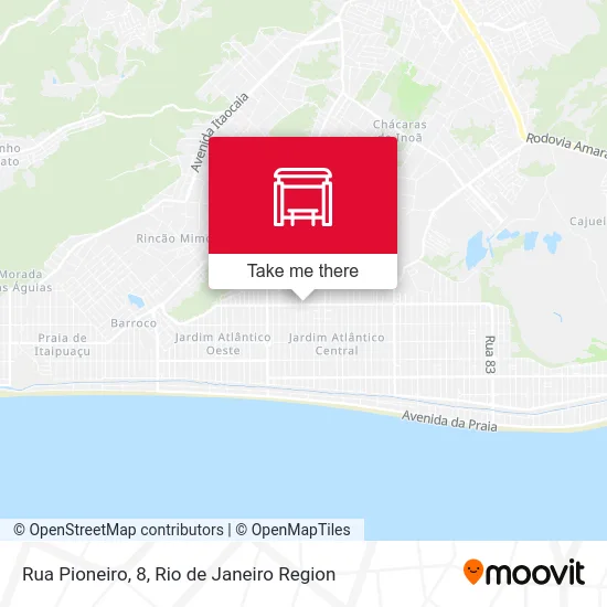 Rua Pioneiro, 8 map