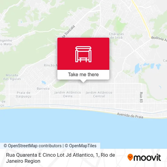 Rua Quarenta E Cinco Lot Jd Atlantico, 1 map