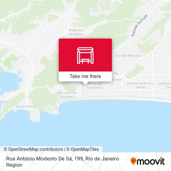 Rua Antônio Modesto De Sá, 199 map