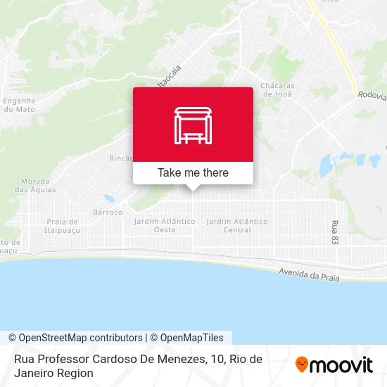 Rua Professor Cardoso De Menezes, 10 map