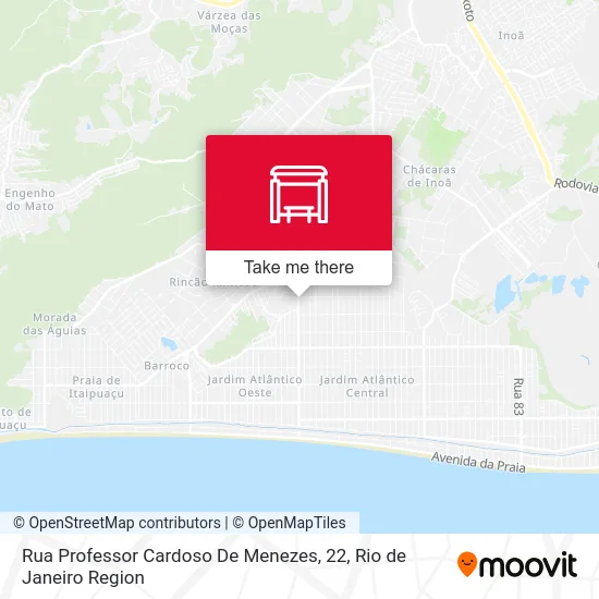 Rua Professor Cardoso De Menezes, 22 map