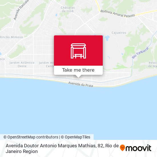 Avenida Doutor Antonio Marques Mathias, 82 map