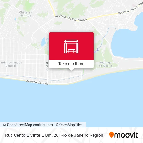 Rua Cento E Vinte E Um, 28 map