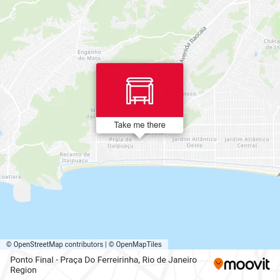 Ponto Final - Praça Do Ferreirinha map