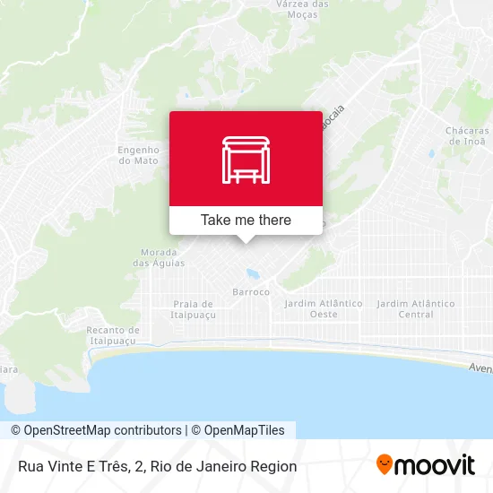 Rua Vinte E Três, 2 map