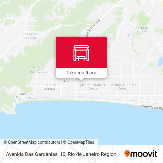 Avenida Das Gardênias, 10 map