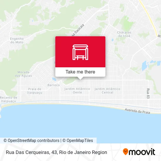 Rua Das Cerqueiras, 43 map