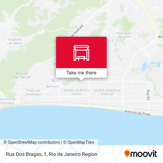 Rua Dos Bragas, 1 map