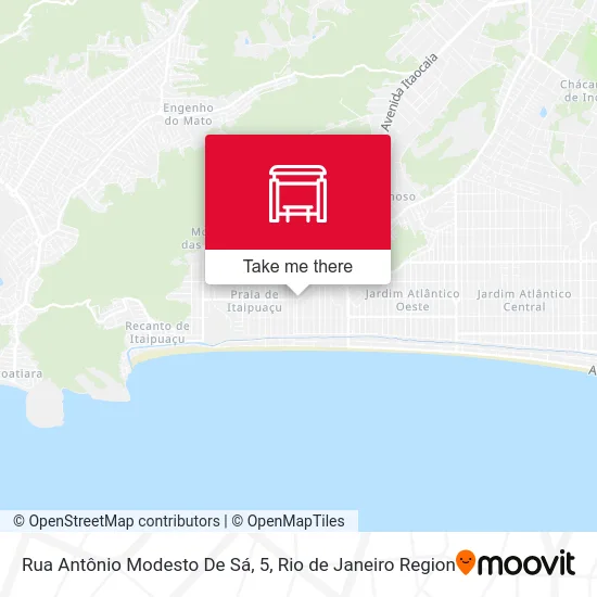 Rua Antônio Modesto De Sá, 5 map