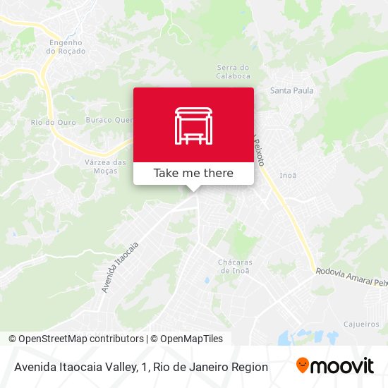 Avenida Itaocaia Valley, 1 map