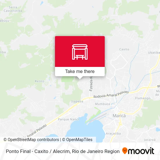 Ponto Final - Caxito / Alecrim map