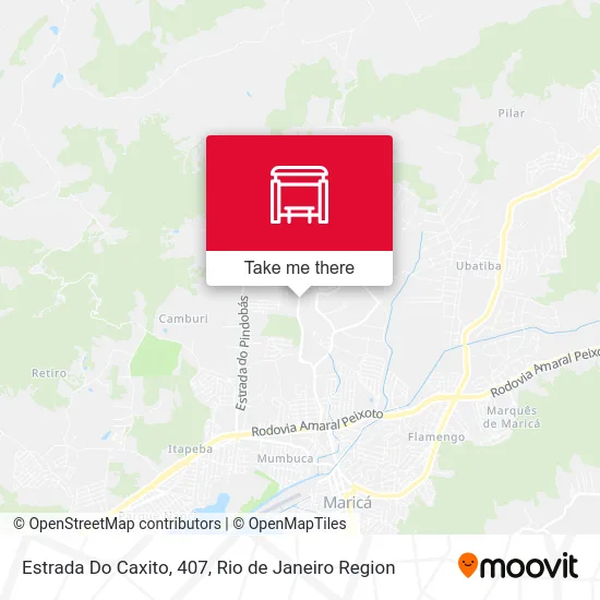 Estrada Do Caxito, 407 map