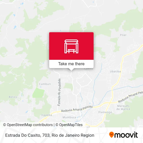 Estrada Do Caxito, 703 map
