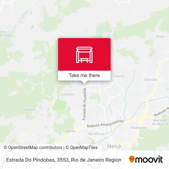 Estrada Do Pindobas, 3553 map