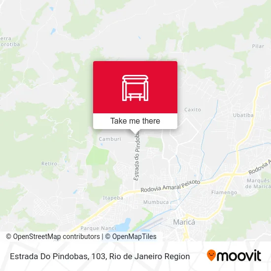 Estrada Do Pindobas, 103 map