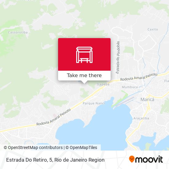 Estrada Do Retiro, 5 map
