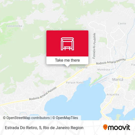 Estrada Do Retiro, 5 map