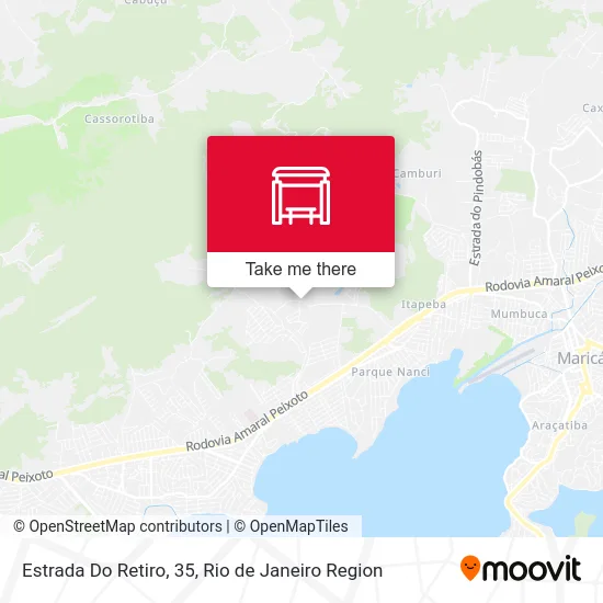 Estrada Do Retiro, 35 map