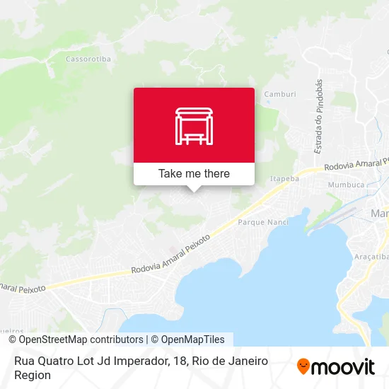 Rua Quatro Lot Jd Imperador, 18 map