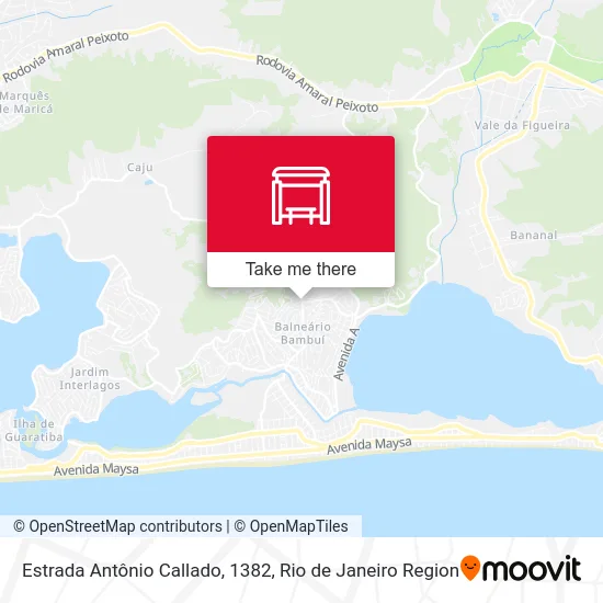 Estrada Antônio Callado, 1382 map