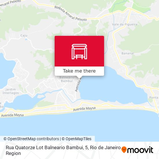 Rua Quatorze Lot Balneario Bambui, 5 map