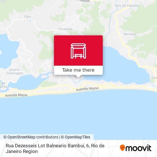 Mapa Rua Dezesseis Lot Balneario Bambui, 6