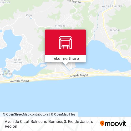 Mapa Avenida C Lot Balneario Bambui, 3