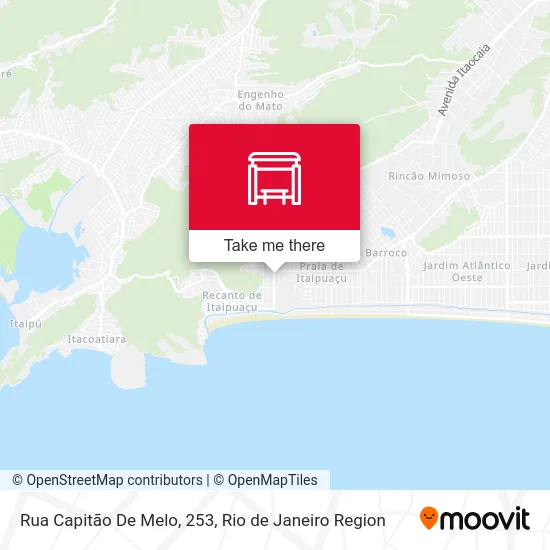 Rua Capitão De Melo, 253 map
