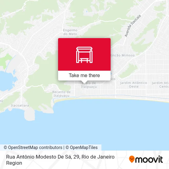 Rua Antônio Modesto De Sá, 29 map