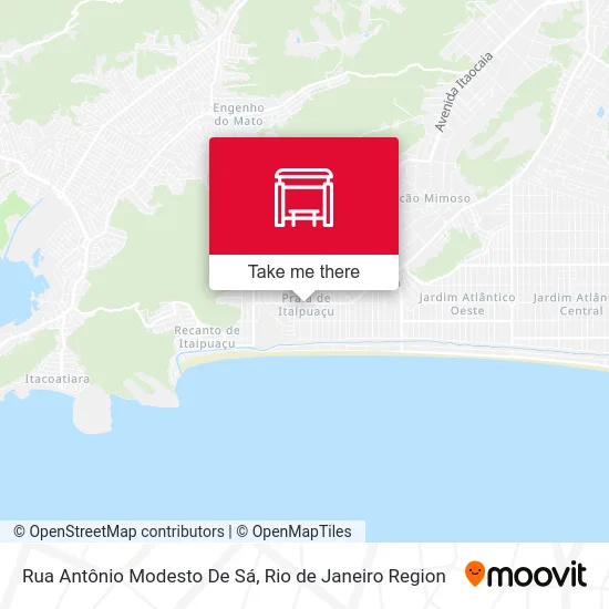 Rua Antônio Modesto De Sá map