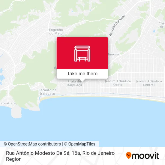Rua Antônio Modesto De Sá, 16a map