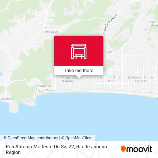 Rua Antônio Modesto De Sá, 22 map