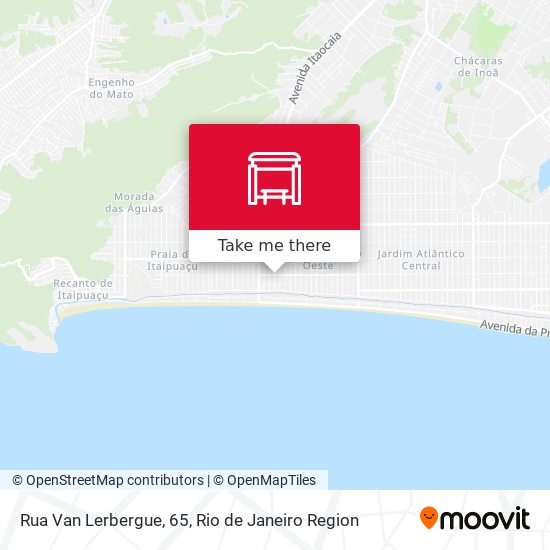 Rua Van Lerbergue, 65 map