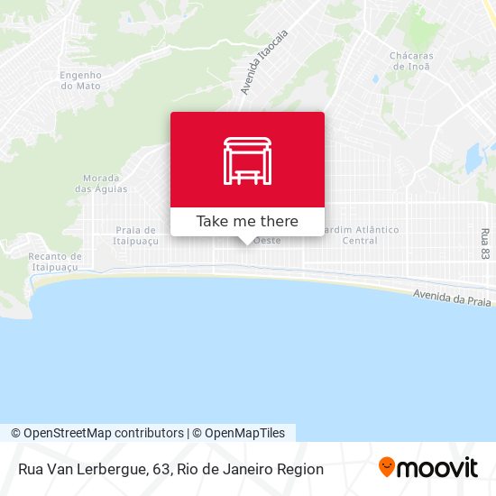 Rua Van Lerbergue, 63 map