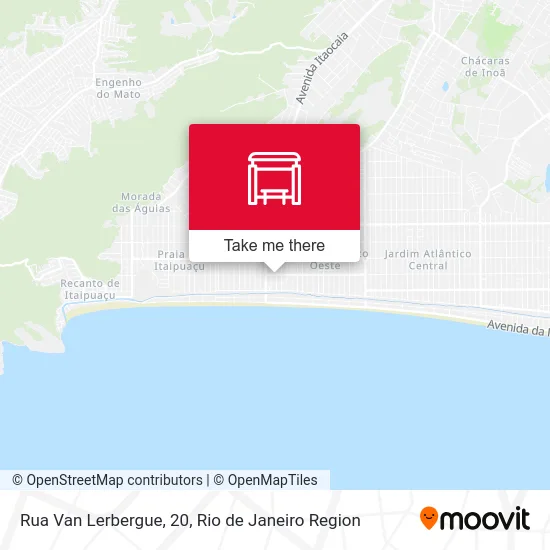 Rua Van Lerbergue, 20 map