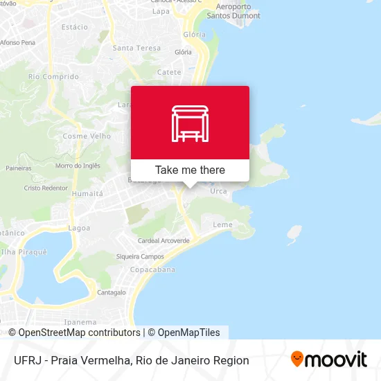 UFRJ - Praia Vermelha map