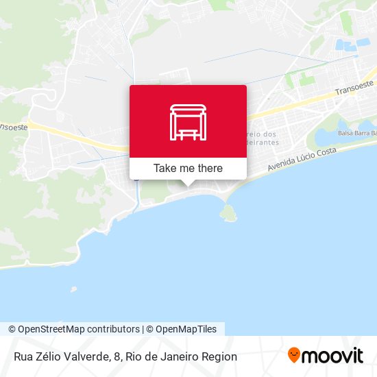 Rua Zélio Valverde, 8 map