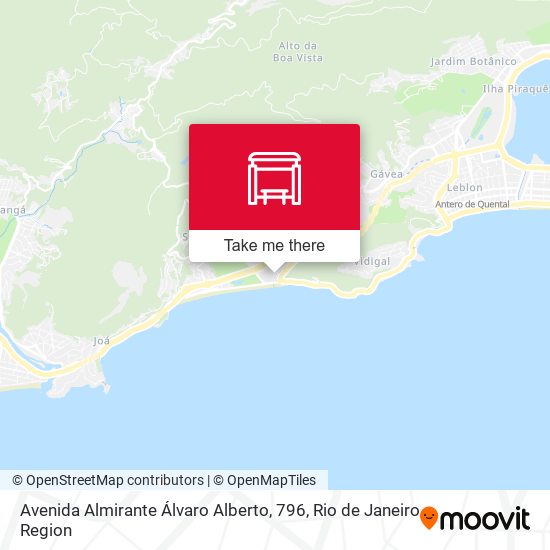 Mapa Avenida Almirante Álvaro Alberto, 796