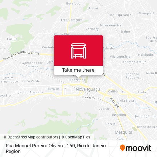 Rua Manoel Pereira Oliveira, 160 map
